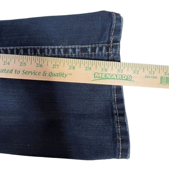 Silver Vintage Y2K Suki Surplus Bootcut Button Fold Pocket Jeans w30/L32 - Picture 13 of 16